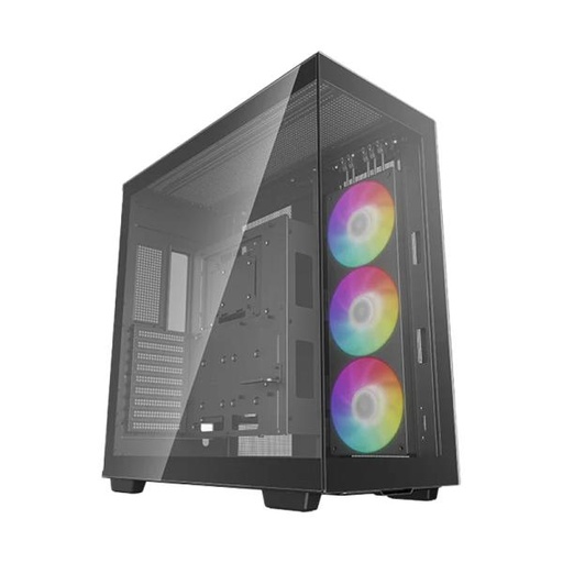 [23574] CASE GAMING RGB DEEPCOOL CH780 FULL TOWER VENTILADOR 1 DE 120MM CON VIDRIO LATERAL Y FRONTAL  R-CH780-BKADE41-A1 NEGRO