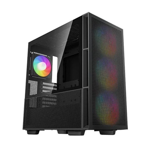 [23578] CASE GAMING RGB DEEPCOOL CH560 MID TOWER 3 VENTILADORES DE 140MM Y 1 DE 120MM CON VIDRIO LATERAL Y MALLA FRONTAL R-CH560-BKAPE4-G1 NEGRO