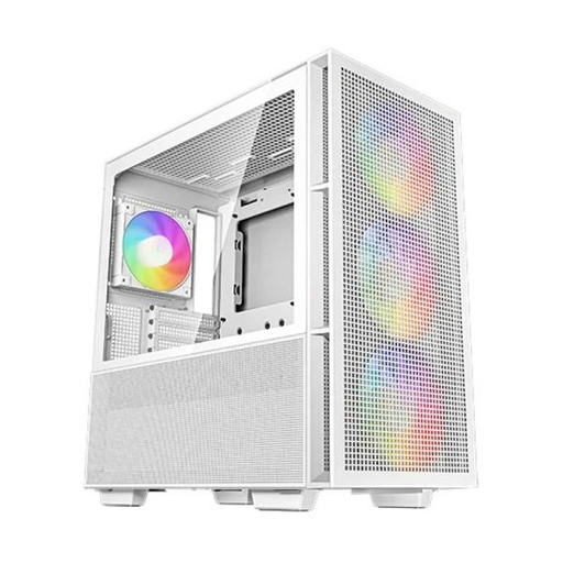 [23579] CASE GAMING RGB DEEPCOOL CH560 WH MID TOWER 3 VENTILADORES DE 140MM Y 1 DE 120MM CON VIDRIO LATERAL Y MALLA FRONTAL R-CH560-WHAPE4-G-1 BLANCO