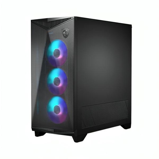 [23612] CASE GAMING RGB MSI MPG GUNGNIR 300R AIRFLOW MID TOWER VENTILADORES 4 DE 120MM 306-7G21R21-W57 NEGRO