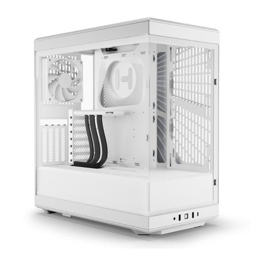 [CP3029] CASE GAMING HYTE Y40 MID TOWER VENTILADORES 2 DE 120MM CON VIDRIO LATERAL Y FRONTAL CS-HYTE-Y40-WW BLANCO