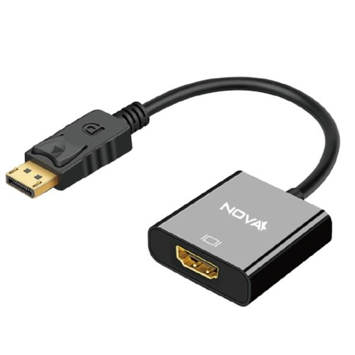 [AC1040] ADAPTADOR NOVA FAA331DH002C DISPLAY PORT A HDMI 0.15M NEGRO
