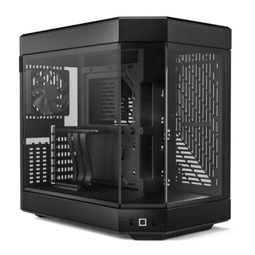 [CP3048] CASE GAMING  HYTE Y60 MID TOWER  VENTILADORES 3 DE 120MM CON VIDRIO FRONTAL, LATERAL Y ESQUINA CS-HYTE-Y60-B NEGRO
