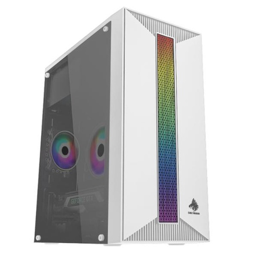 [CP3087] CASE GAMING EAGLE WARRIOR CM16KTRA002C MINI TOWER VENTILADOR 1 DE 120MM CON ACRILICO BLANCO