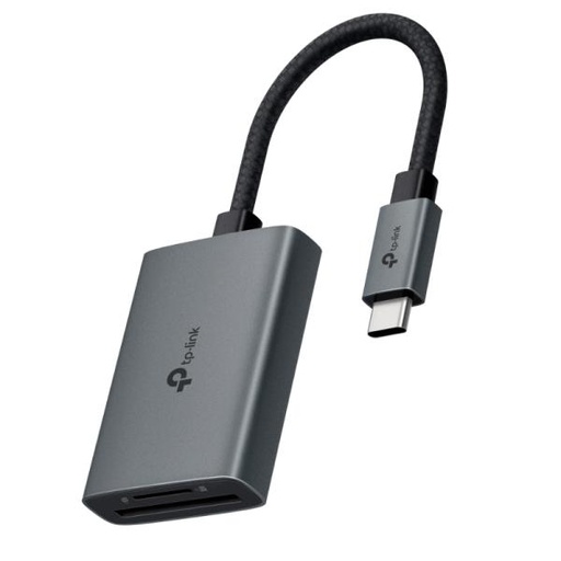 [AC1044] ADAPTADOR USB-C TP LINK UA430C(UN) 1 PUERTO SD y 1 PUERTO MICRO SD 3.0 5 GBPS NEGRO