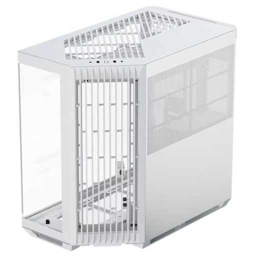 [CP3109] CASE APNX V1-WT-V1 MID TOWER SIN VENTILACIÓN INCLUIDA CON VIDRIO LATERAL Y MALLA FRONTAL ANGULADA APCM-VI01003.21 BLANCO