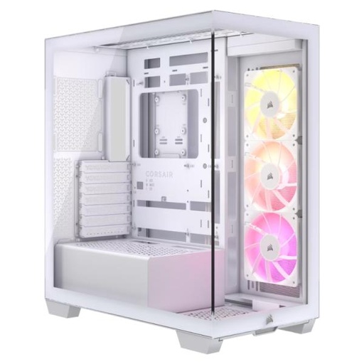 [CP3150] CASE CORSAIR 3500X ARGB WHITE MID TOWER VENTILADORES 3 DE 120MM CON VIDRIO LATERAL Y FRONTAL CC-9011279-WW BLANCO