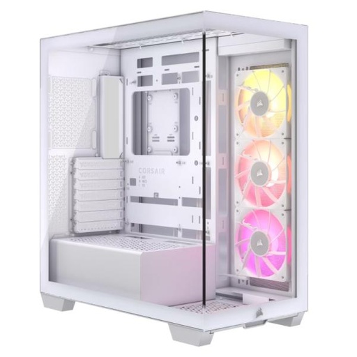[CP3152] CASE RGB CORSAIR ICUE LINK 3500X WHITE MID TOWER VENTILADORES 3 DE 120MM CON VIDRIO LATERAL Y FRONTAL CC-9011281-WW BLANCO