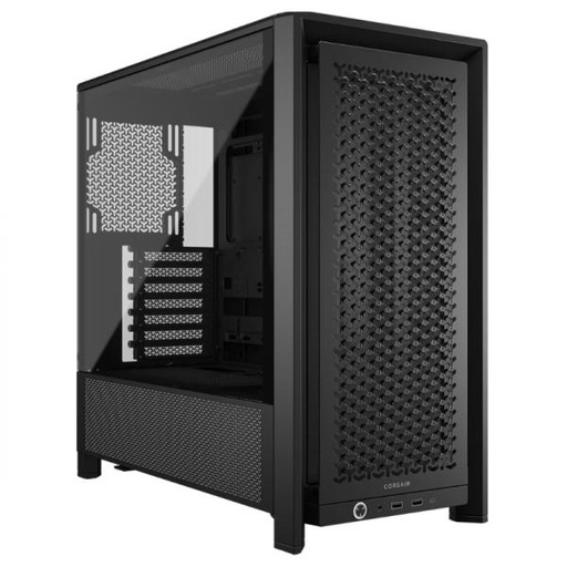 [CP3157] CASE CORSAIR FRAME 4000D MID TOWER SIN VENTILACIÓN INCLUIDA CON VIDRIO LATERAL Y MALLA FRONTAL CC-9011290-WW NEGRO