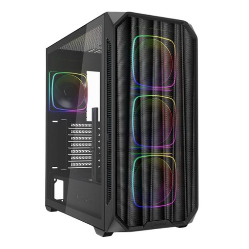 [CP3189] CASE RGB SHARKOON AK5M MID TOWER VENTILADORES 4 DE 120MM CON VIDRIO LATERAL 4044951041671 NEGRO