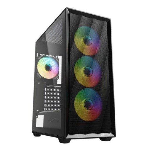 [CP3196] CASE RGB SHARKOON VK4 MID TOWER VENTILADORES 4 DE 120MM CON VIDRIO LATERAL 4044951044115 NEGRO