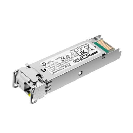 [AC1063] ADAPTADOR FIBRA MONOMODO TP LINK SM321B(UN) OMADA 1000MBPS BX WDM BIDIRECCIONAL SFP MODULE (E)