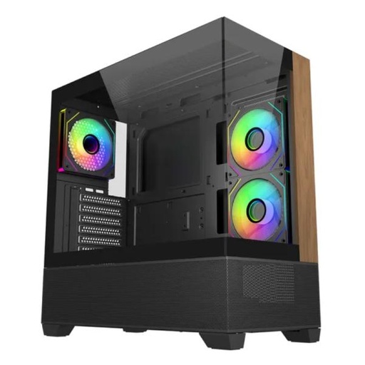 [CP3250] CASE COOLER MASTER E690 + FUENTE GOLD 750 V3NM + ENFRIAMIENTO HYPER 212 SPECTRUM V3 E690-KHNN75-SA0 NEGRO