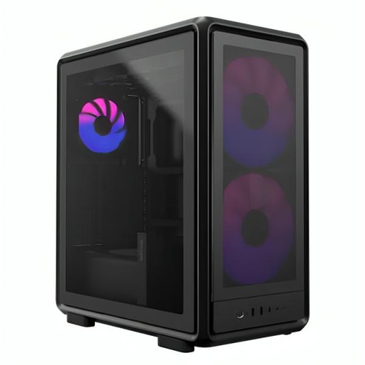 [CP3254] CASE COOLER MASTER MASTERFRAME 500 MESH BLACK ARGB MID TOWER VENTILADORES 3 (2X200 MM + 1X120 MM) VIDRIO TEMPLADO Y MALLA FRONTAL MF500M-KHNN-S01 NEGRO