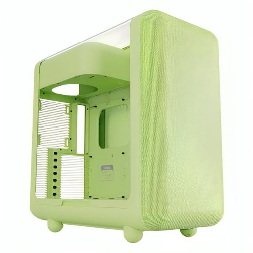 [CP3265] CASE HYTE X50 MID TOWER SIN VENTILACIÓN INCLUIDA CON PANEL LATERAL CS-HYTE-X50G-MM VERDE