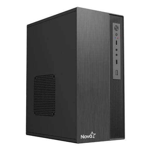 [CP3271] CASE NOVA CM04Z9RA001C MINI TOWER SIN VENTILACIÓN INCLUIDA SIN FUENTE DE PODER INCLUIDA NEGRO