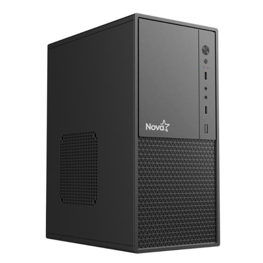 [CP3272] CASE NOVA CM09Z9RA001C MINI TOWER VENTILADOR 1 DE 80 MM SIN FUENTE DE PODER INCLUIDA NEGRO